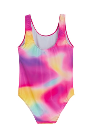 Maillot 1 pièce tie and dye - Fuchsia