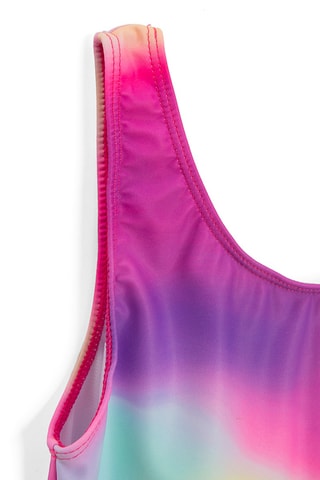 Maillot 1 pièce tie and dye - Fuchsia