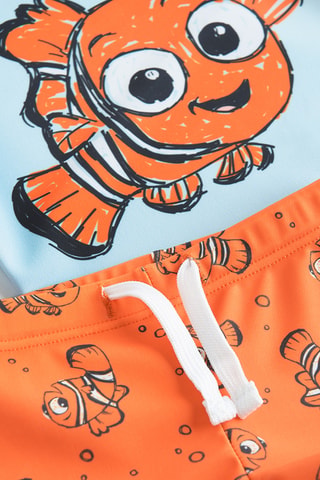 T-shirt et short de bain Nemo Le Monde de Nemo Disney - Orange