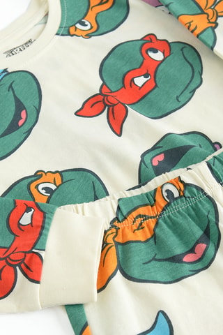 Pyjama Tortue Ninja - Beige et vert