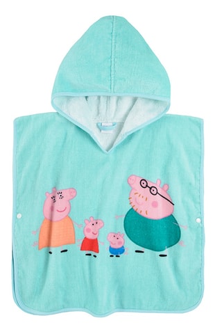 Poncho de bain à capuche Peppa Pig - Ciel