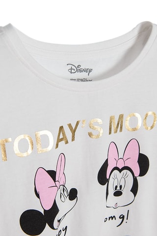 Pyjama Minnie Disney Ecru et noir