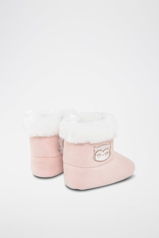 Chaussons fourrés Rose
