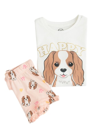 Pyjama - Blanc et rose