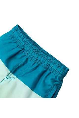 Short de bain Turquoise et vert