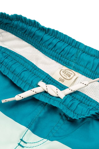 Short de bain Turquoise et vert