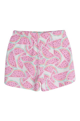 Short Rose et blanc