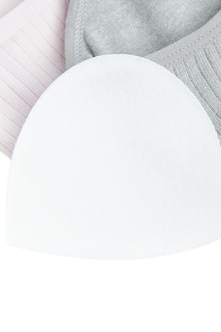 2 brassières push-up - Gris et rose