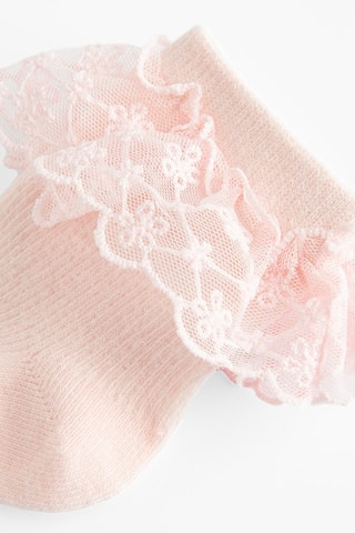 3 paires de chaussettes - Blanc et rose