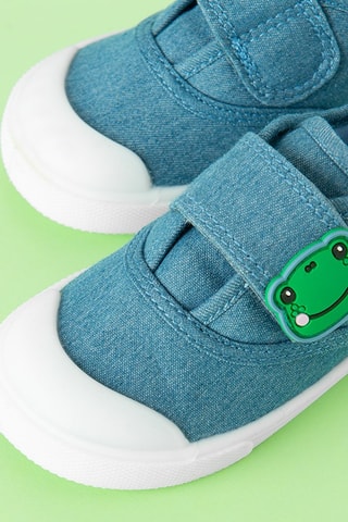 Baskets en jean - Bleu clair