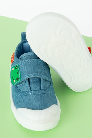 Baskets en jean - Bleu clair