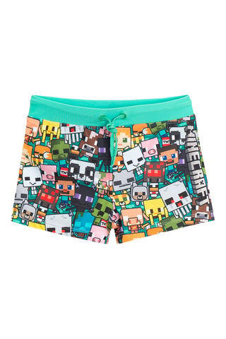 Short de bain Minecraft - Vert