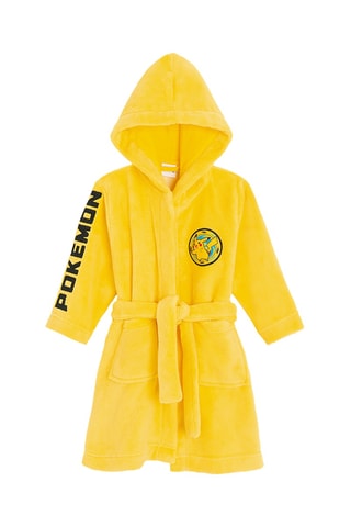 Peignoir à capuche Pikachiu Pokemon - Jaune