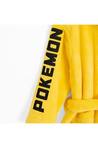 Peignoir à capuche Pikachiu Pokemon - Jaune