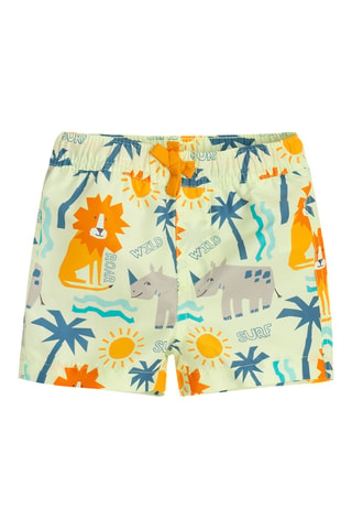 Short de bain - Jaune clair