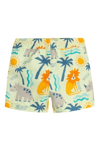 Short de bain - Jaune clair
