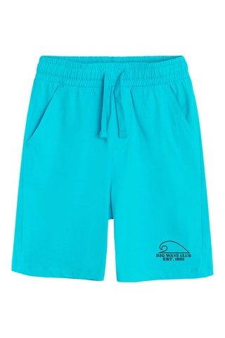 2 shorts - Turquoise et noir