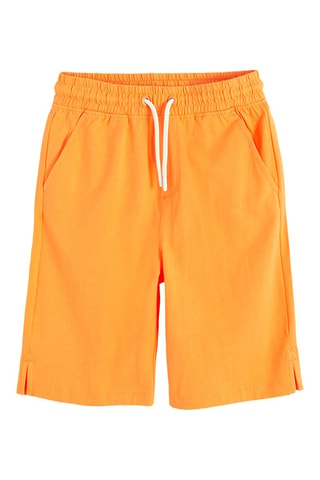 2 shorts - Gris chiné et orange