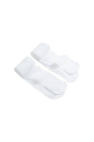 2 collants - Blanc