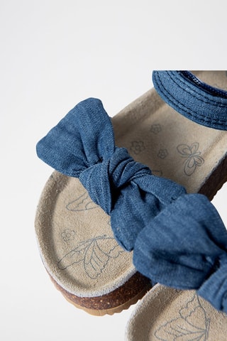 Sandales en jean Bleu foncé