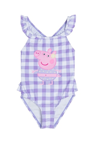 Maillot 1 pièce Peppa Pig Blanc et violet