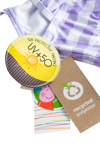 Maillot 1 pièce Peppa Pig Blanc et violet