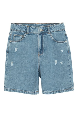 Short en jean - Bleu