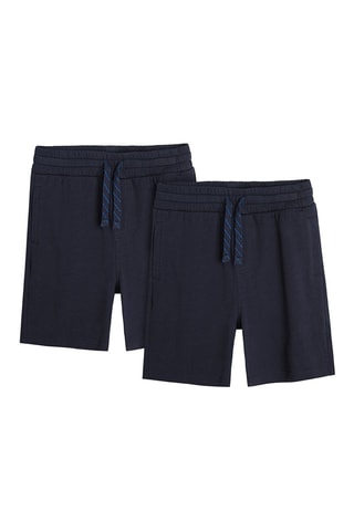 2 shorts Bleu