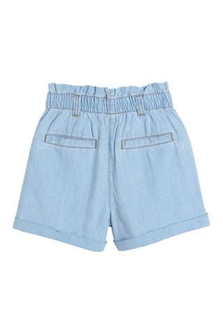 Short en jean Bleu