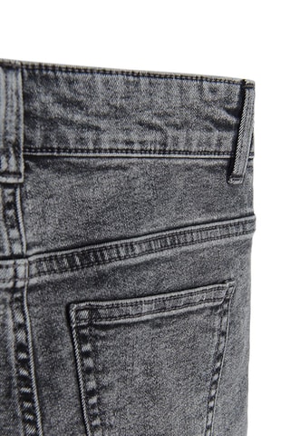 Short en jean Gris