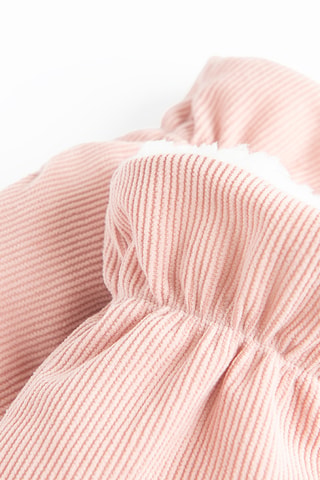 Bonnet et moufles - Rose clair