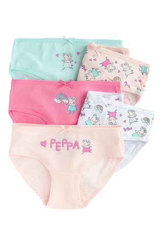 5 culottes Peppa Pig - Rose