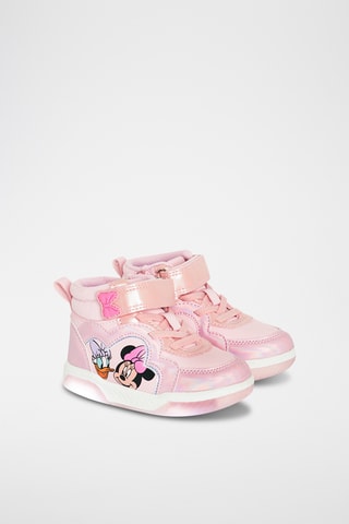 Baskets montantes Minnie et Daisy Disney - Rose