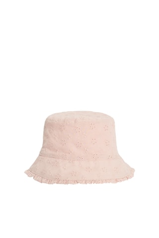 Bob en broderie anglaise - Rose