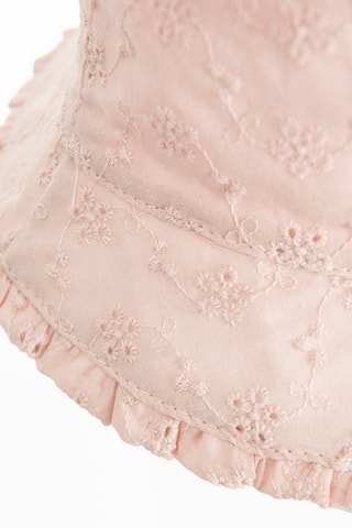 Bob en broderie anglaise - Rose