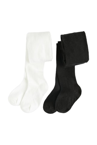 2 paire de collants - Blanc
