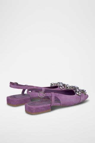 ##Ballerines en nubuck - Violet