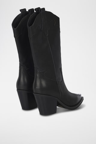 Bottes en cuir - Noir