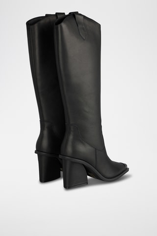 Bottes en cuir - Noir