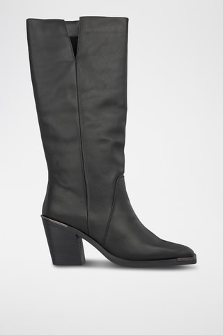 Bottes en cuir - Noir