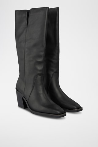 Bottes en cuir - Noir