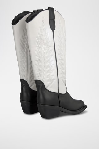 Bottes en cuir - Noir