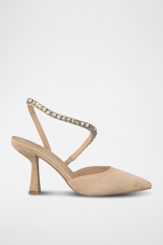 Escarpins en nubuck - Beige