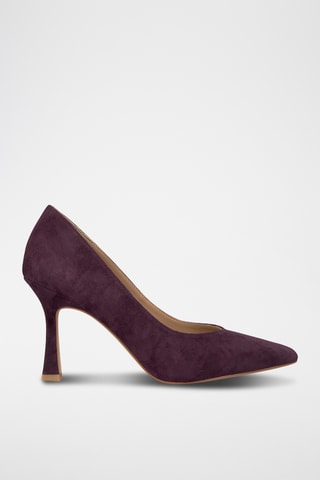Escarpins en nubuck - Bordeaux