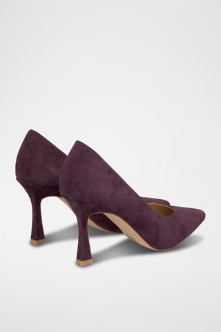 Escarpins en nubuck - Bordeaux