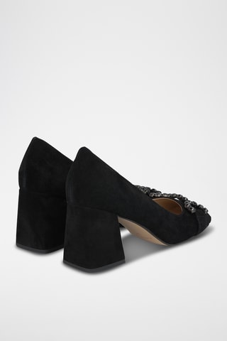 Escarpins en nubuck - Noir