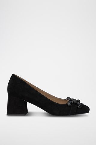 Escarpins en nubuck - Noir