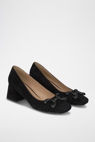 Escarpins en nubuck - Noir