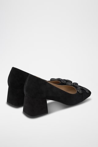 Escarpins en nubuck - Noir