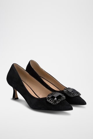 Escarpins en nubuck - Noir